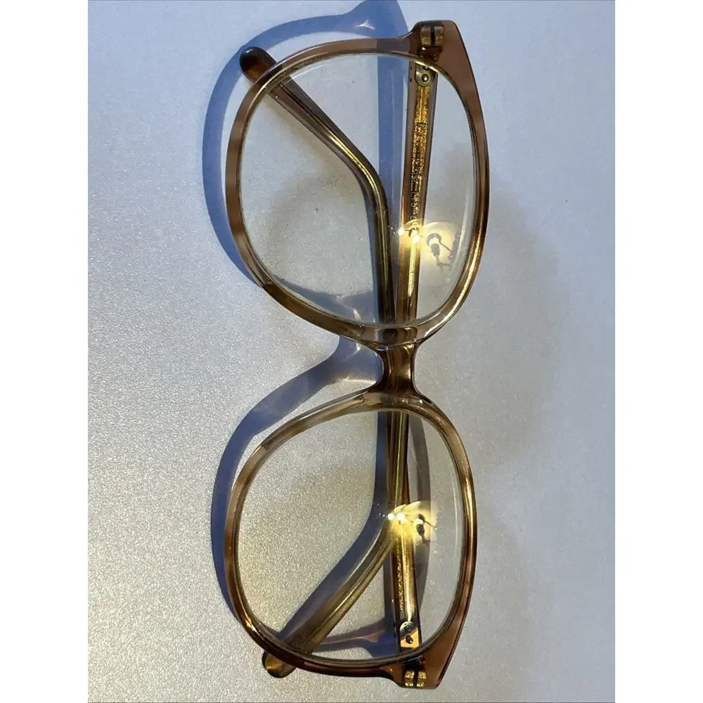 Vintage Foremost Eyeglasses 55-15-140 Made in USA Brown Tortoise Frames Only